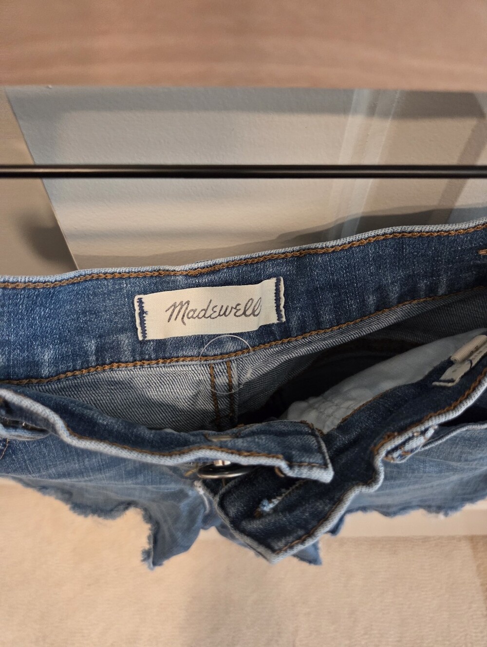 Madewell Blue Denim Cutoff Shorts